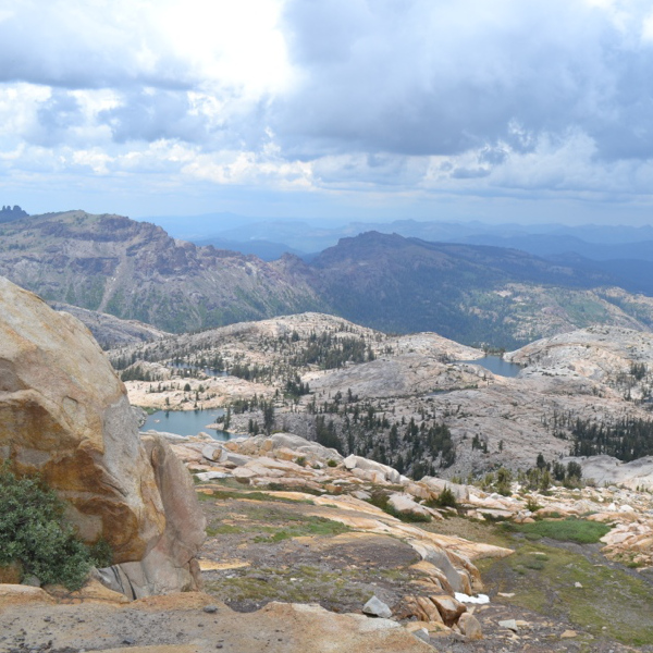 Northern view while climbing Granite Dome