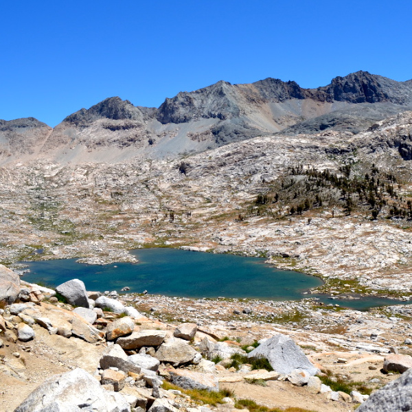Nine Lake Basin from the Kaweah Gap