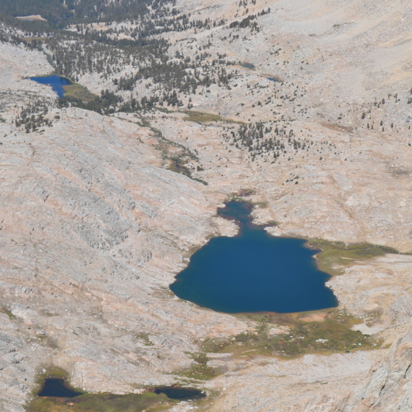 High above Guitar Lake