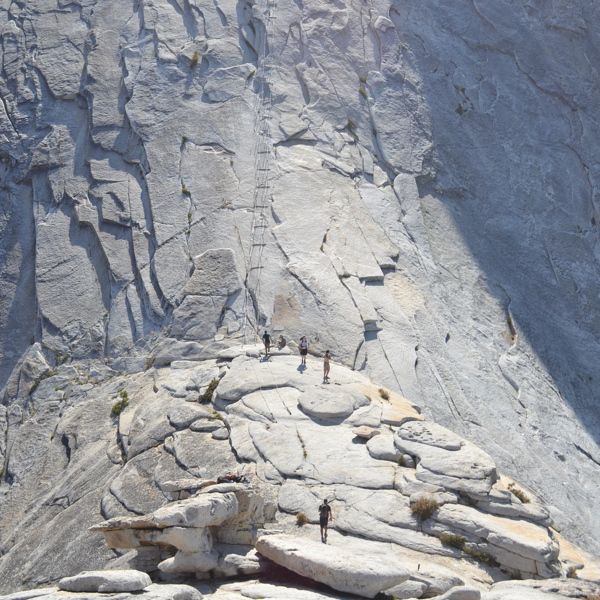 Landing before Half Dome cables