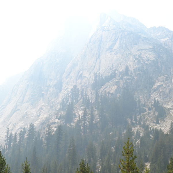 Smoke in Le Conte Canyon