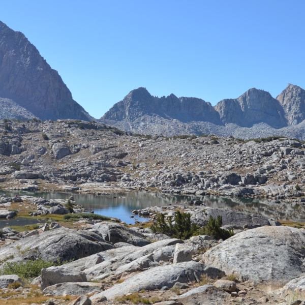 Lakes in Dusy Basin