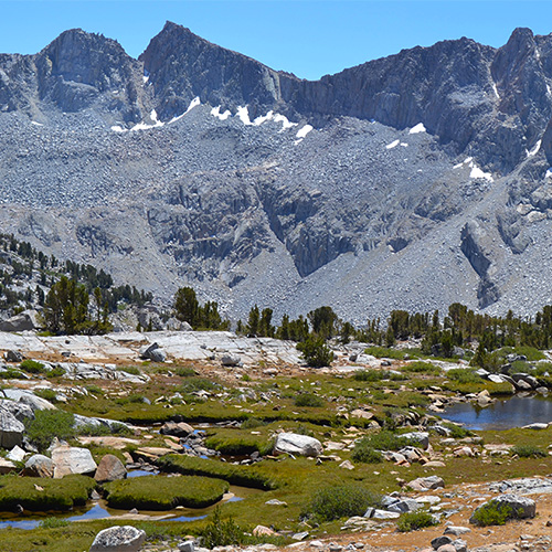 Trail in Dusy Basin