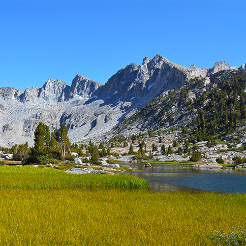 Mountains in Dusy Basin