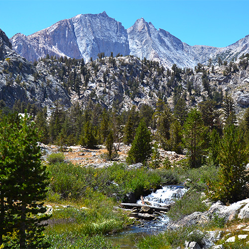 Mountains to the west