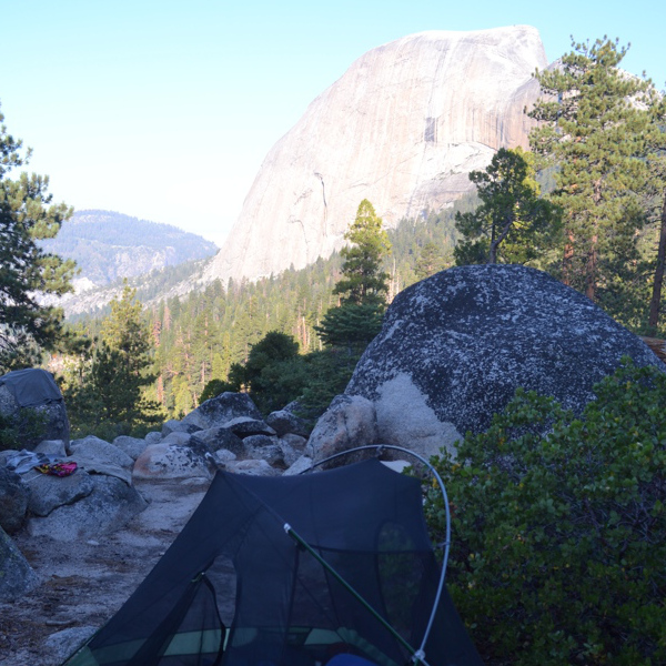 Half Dome from campsite