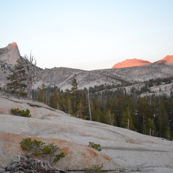 Sunset over Cathedral Peak