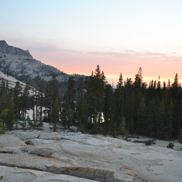 Sunset over Lower Cathedral Lake