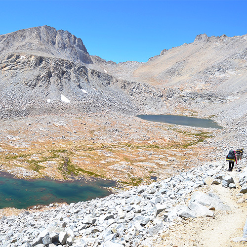 Lakes near Forester Pass