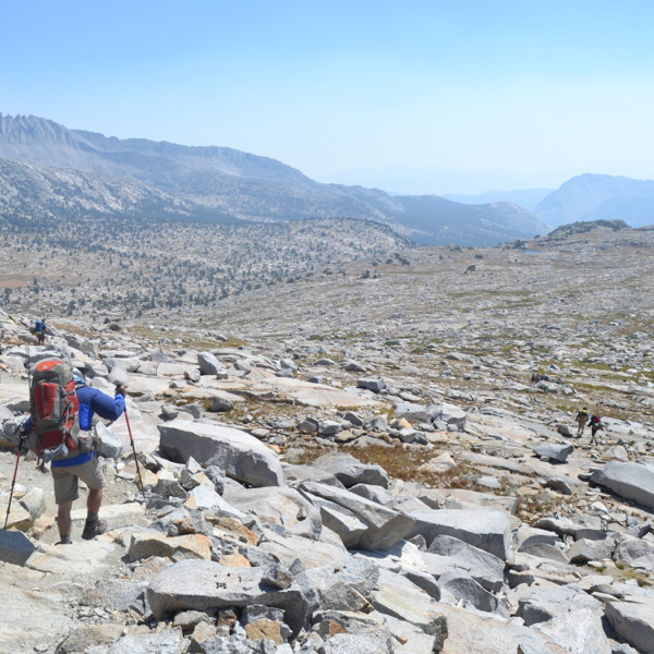 South east side of Donohue Pass