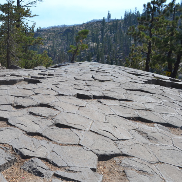 Top of Devil's Postpile