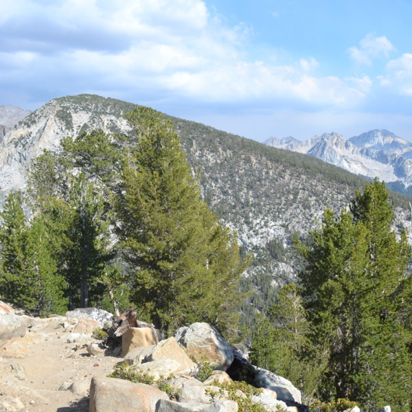 Trail approaching Purple Lake