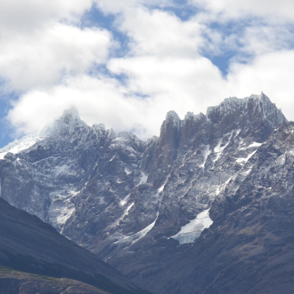 Paine Grande from Grey Lake