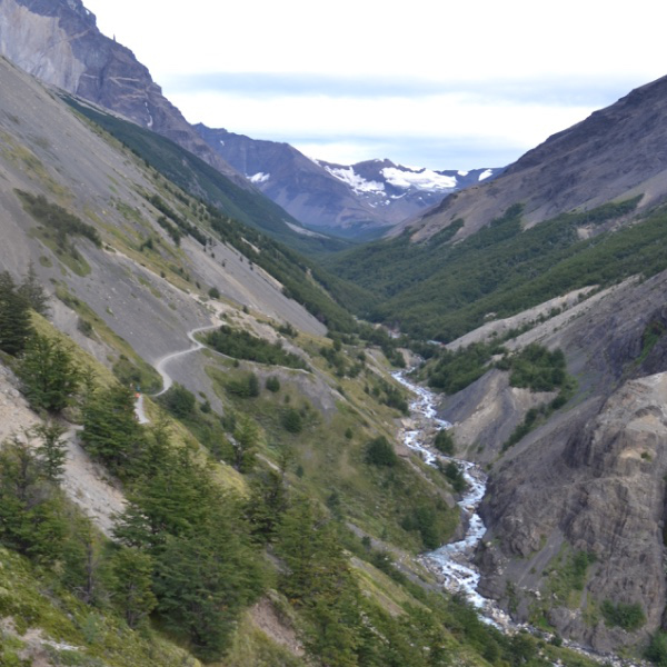Hiking towards Las Torres hotel