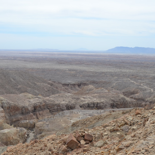 Panoramic desert view