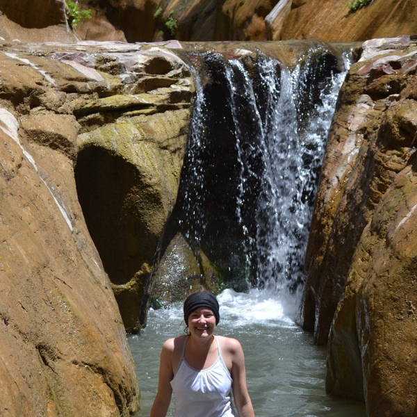 Orderville Canyon waterfall