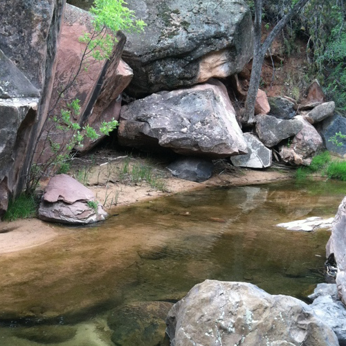 Creek pool