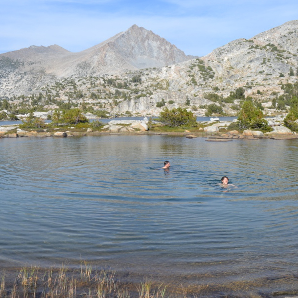 Swimming at Marie Lake