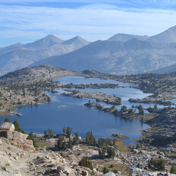 View of Marie Lake from Selden Pass