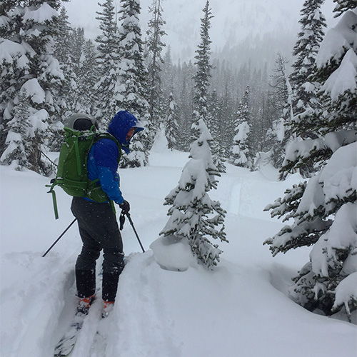 Route to Bench Lakes