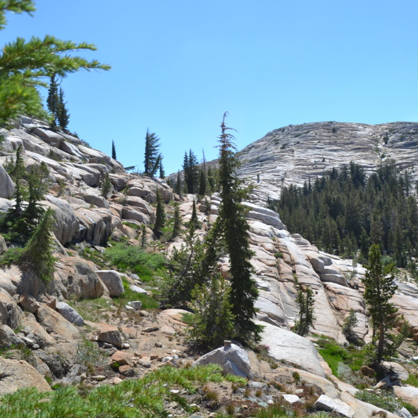Route to Ridge Lake