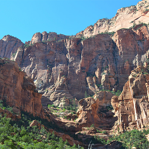 Canyon walls