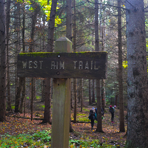 Trail sign